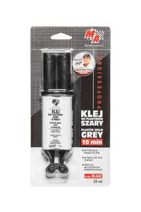 KLEJ DO SPAWANIA PLASTIKU 10 MINUT SZARY 25ML - 2870719011