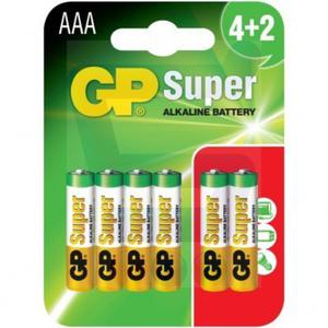 BATERIA SUPER ALKALINE AAA LR3 1.5V 6 SZTUK - 2870716458