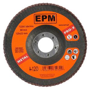 LAMELKA KORUNDOWA EPM PRO-X GRANULACJA 40 125MM - 2874760669