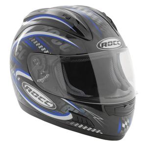 Kask motocyklowy ROCC 300 szaro-niebieski - 2847784347