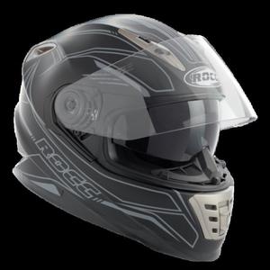 Kask motocyklowy ROCC 486 czarno-szary mat XS - 2847784936