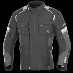 Kurtka motocyklowa BUSE Breno czarno-szara 3XL - 2847785137