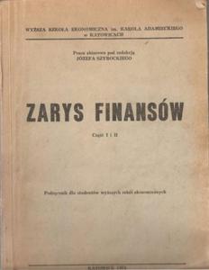 SZYROCKI ZARYS FINANSW CZ 1 I CZ 2 OPIS TANIO FV - 2868634306