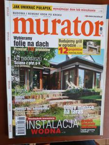 Murator 8 2008 instalacja wodna taras grill - 2868645889