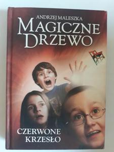 Maleszka Magiczne drzewo czerwone krzeso - 2868646435