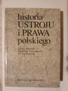 Bardach Historia ustroju i prawa polskiego - 2868647152