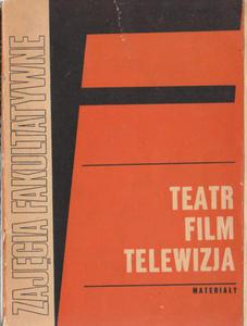 FREDRO TEATR FILM TELEWIZJA MATERIAY POMOCNICZE - 2868634578