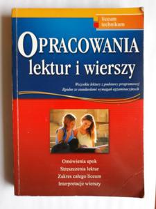 Dariusz Pietrzyk Opracowania lektur i wierszy - 2868648704