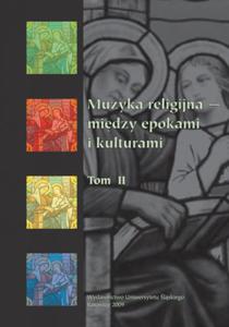 Muzyka religijna midzy epokami i kulturami OPIS - 2868634698