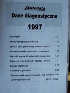 Autodata Dane diagnostyczne 1997 - 2868653209