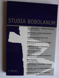 Studia Bobolanum 1 2016 Bg Miosierdzie teologia - 2868653535