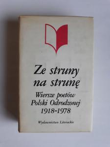 Ze struny na strun Wiersze poetw Polski Odrodzon - 2868654641