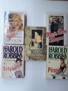 Harold Robbins zestaw 5 ksiek literatura kobieca - 2868655297