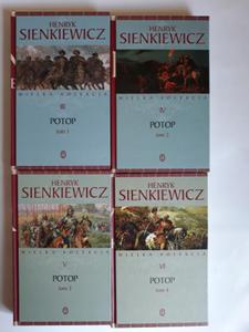 Henryk Sienkiewicz Potop 4 tomy Wyd Literackie - 2868656142