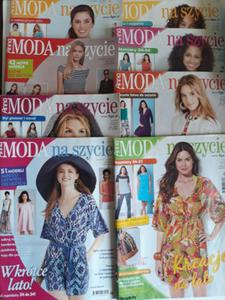 Anna Moda na szycie 8 sztuk + wykroje - 2868656559