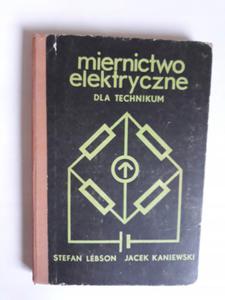 Miernictwo elektryczne dla technikum Stefan Lebson - 2868659024