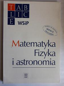 Tablice Matematyka Fizyka i Astronomia Gbura - 2868659556