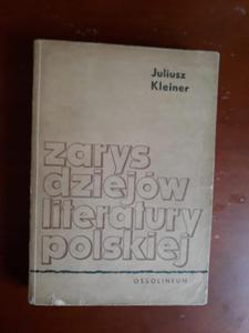 KLEINER ZARYS DZIEJW LITERATURY POLSKIEJ - 2868635744