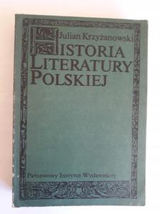 Historia literatury polskiej Julian Krzyanowski - 2868659697
