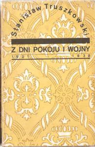 TRUSZKOWSKI Z DNI POKOJU I WOJNY 1921 1939 FAKTURA - 2868635814