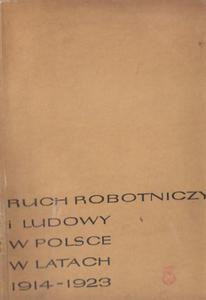 RUCH ROBOTNICZY I LUDOWY W POLSCE W LATACH 1914 - 2868636095
