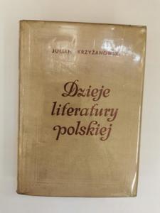 Dzieje literatury polskiej Julian Krzyanowski - 2869294680