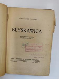 Byskawica James Oliver Curwood 1946 - 2869391501