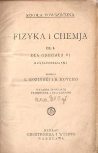 FIZYKA I CHEMIA KOZISKI MOYCHO 1930 FAKTURA OPIS - 2868636234