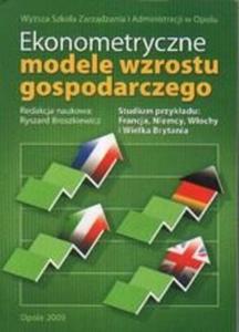 Ekonometryczne modele wzrostu gospodarczego - 2872820042