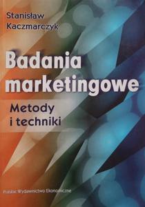 Badania marketingowe Metody i techniki Kaczmarczyk - 2872820044