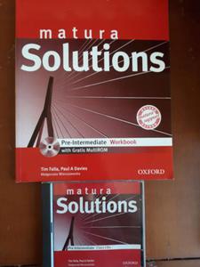 MATURA SOLUTIONS PRE-INTERMEDIATE WORKBOOK + CD - 2868636756