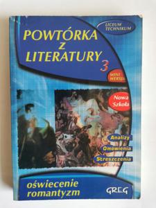 Powtrka z literatury Owiecenie romantyzm - 2874987799