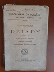 MICKIEWICZ DZIADY CZ 2 I 4 1907 - 2868636780