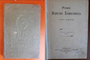 PISMA HENRYKA SIENKIEWICZA TOM 39 1902 - 2868636786