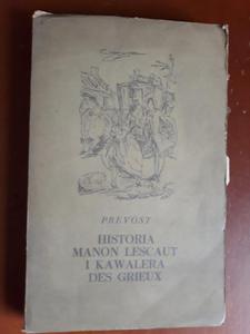 PREVOST HISTORIA MANON LESCAUT I KAWALERA DES GRIE - 2868636887