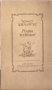 KRASICKI PISMA WYBRANE TOM 4 WYDANIE 1 FAKTURA - 2868637272