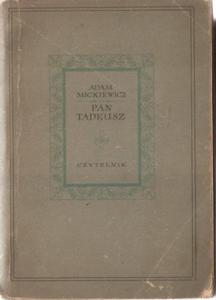 MICKIEWICZ PAN TADEUSZ 1953 FAKTURA OPIS TANIO - 2868637973