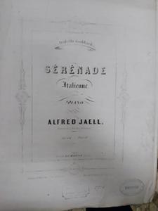 SERENADE ITALIENNE PIANO ALFRED JAELL OP 44 - 2868640678