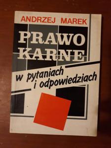 MAREK PRAWO KARNE W PYTANIACH I ODPOWIEDZIACH - 2868640921