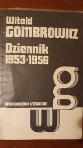 GOMBROWICZ DZIENNIK 1953 1956 FAKTURA TANIO - 2868641043