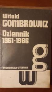 GOMBROWICZ DZIENNIK 1961 1966 FAKTURA TANIO - 2868641045