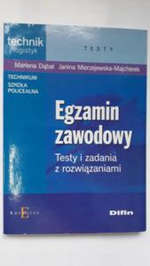 DBAL EGZAMIN ZAWODOWY TECHNIK LOGISTYK NOWA - 2868641107