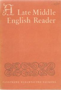 NAGUCKA A LATE MIDDLE ENGLISH READER OPIS TANIO FV - 2868633909