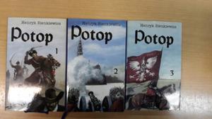 HENRYK SIENKIEWICZ POTOP 3 TOMY STAN BDB FAKTURA - 2868641793