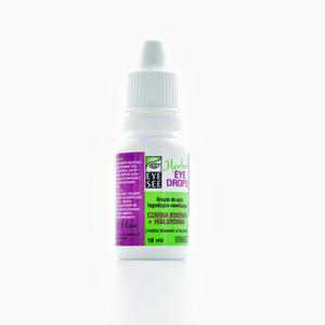 EYE SEE HERBAL EYE DROPS 15ml NOWE z Hialuronianem - 2824777833