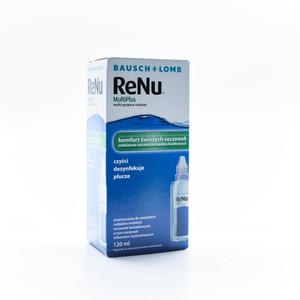 ReNu Multiplus 120 ml pyn do pielgnacji soczewek mikkich - 2824777843