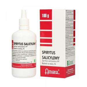 Spirytus Salicylowy 2%, Amara, 100ml - 2870162525