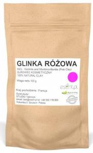 Francuska Glinka Rowa Certyfikowana, Esent, 100g - 2872657663