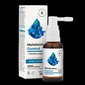 Melatonina Control Ekstrakt z Melisy, Aerozol, Aura Herbals, 30ml - 2868394110