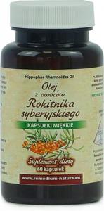 Olej z Owocw Rokitnika, Suplement Diety, 60 kapsuek 500 mg - 2874466642